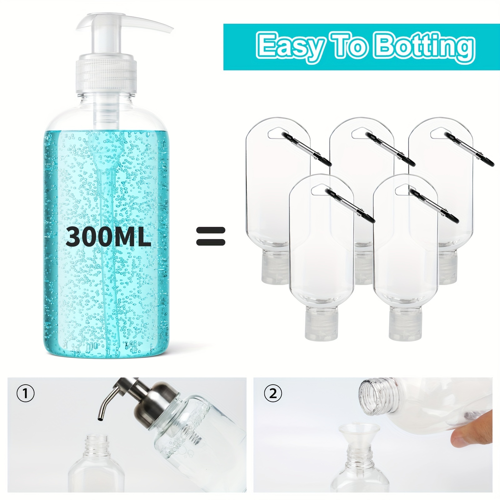 Dispensador de jabón líquido de manos para baño, simple lavado de cerámica,  juego de 6 piezas, loción de diamante, juego de lavado de botellas, jabón