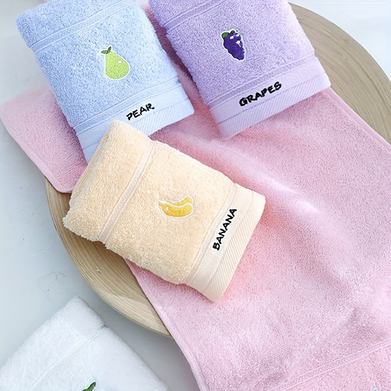 Mottley Soft Kids Towel Cartoon Face Absorbent Hand Towels