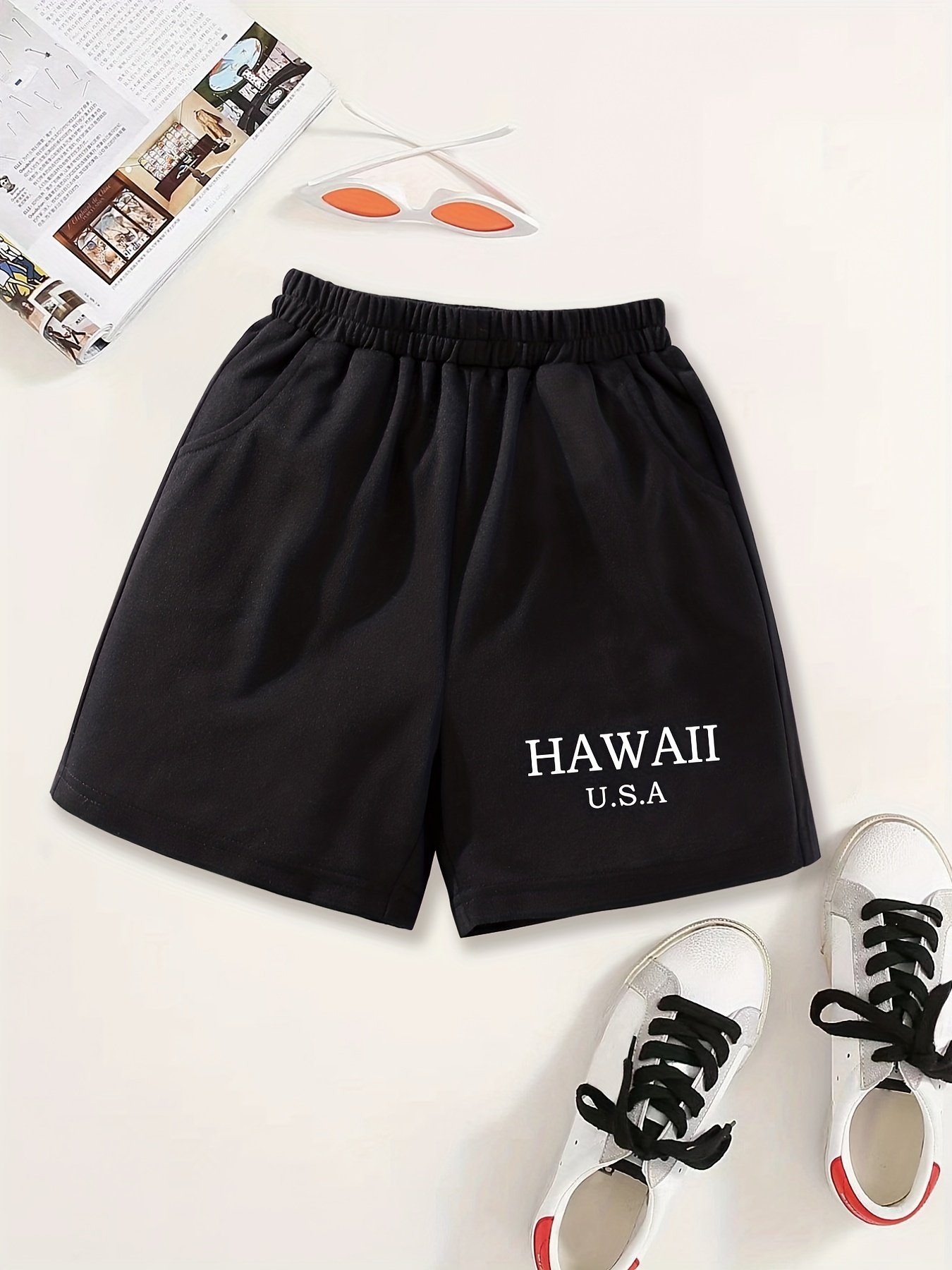 Summer Sweat Shorts Sports Gym Solid Casual Shorts Women's - Temu