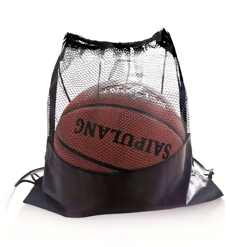 Sac En Maille De Basket-ball, Sac De Rangement Pour Balles, Cordon