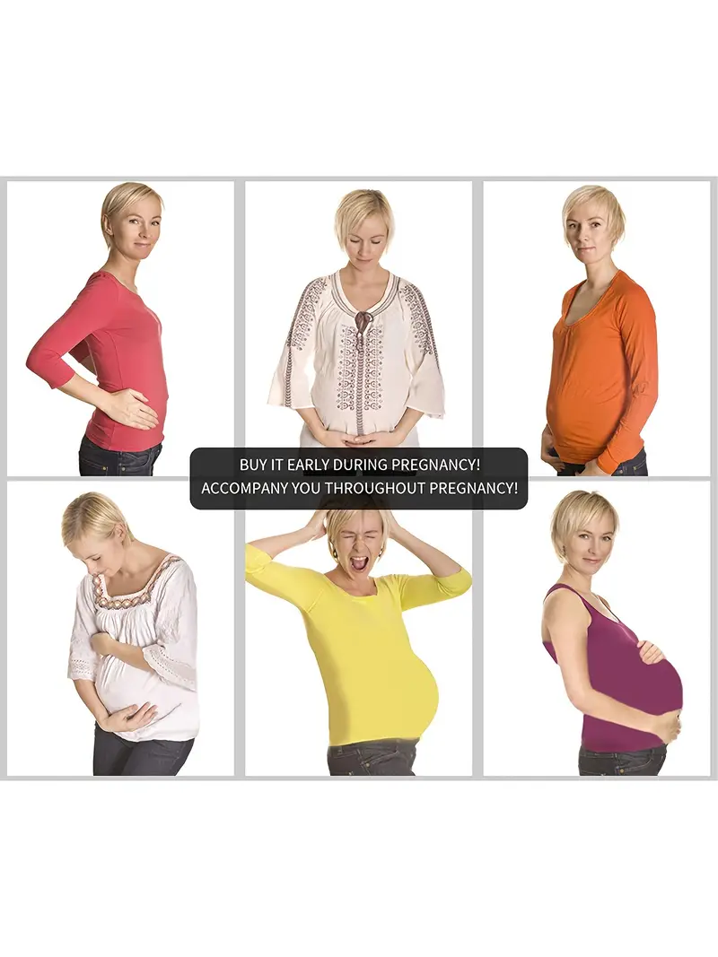 Women's Seamless Maternity Shapewear High Waist Pregnancy - Temu