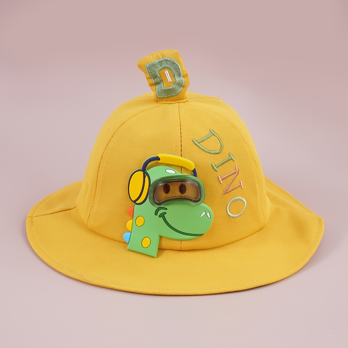 Casual Uv Protection Sun Hat Boys Girls Cartoon Dinosaur Sun - Temu