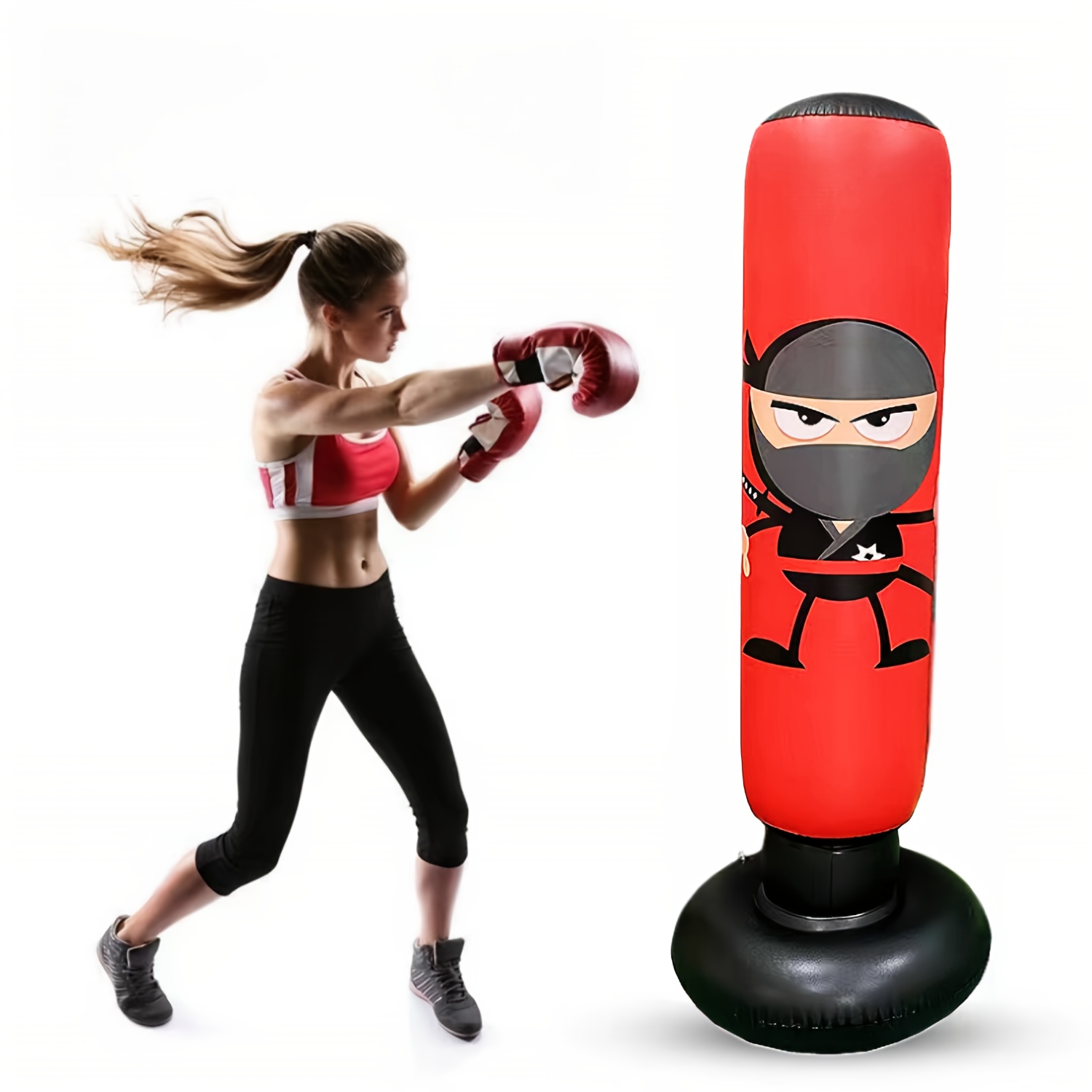 Fun punch Rage Bag Desktop Punching Bag Boxing Ball Stress Relief Fighting  Speed Reflex Training Punch Ball boxing gloves