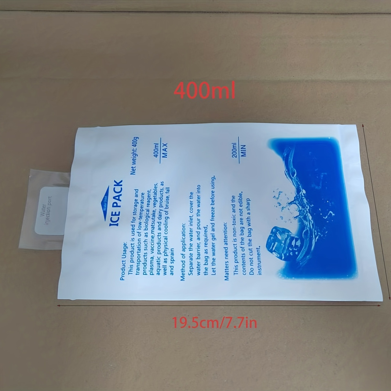 Lab Ice Pack for Adults and Laboratory Use