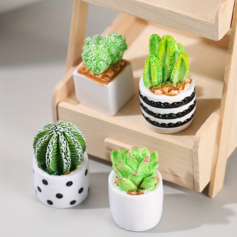 Cactus En Pot D'intérieur Plante Succulente De Bureau Petit - Temu France