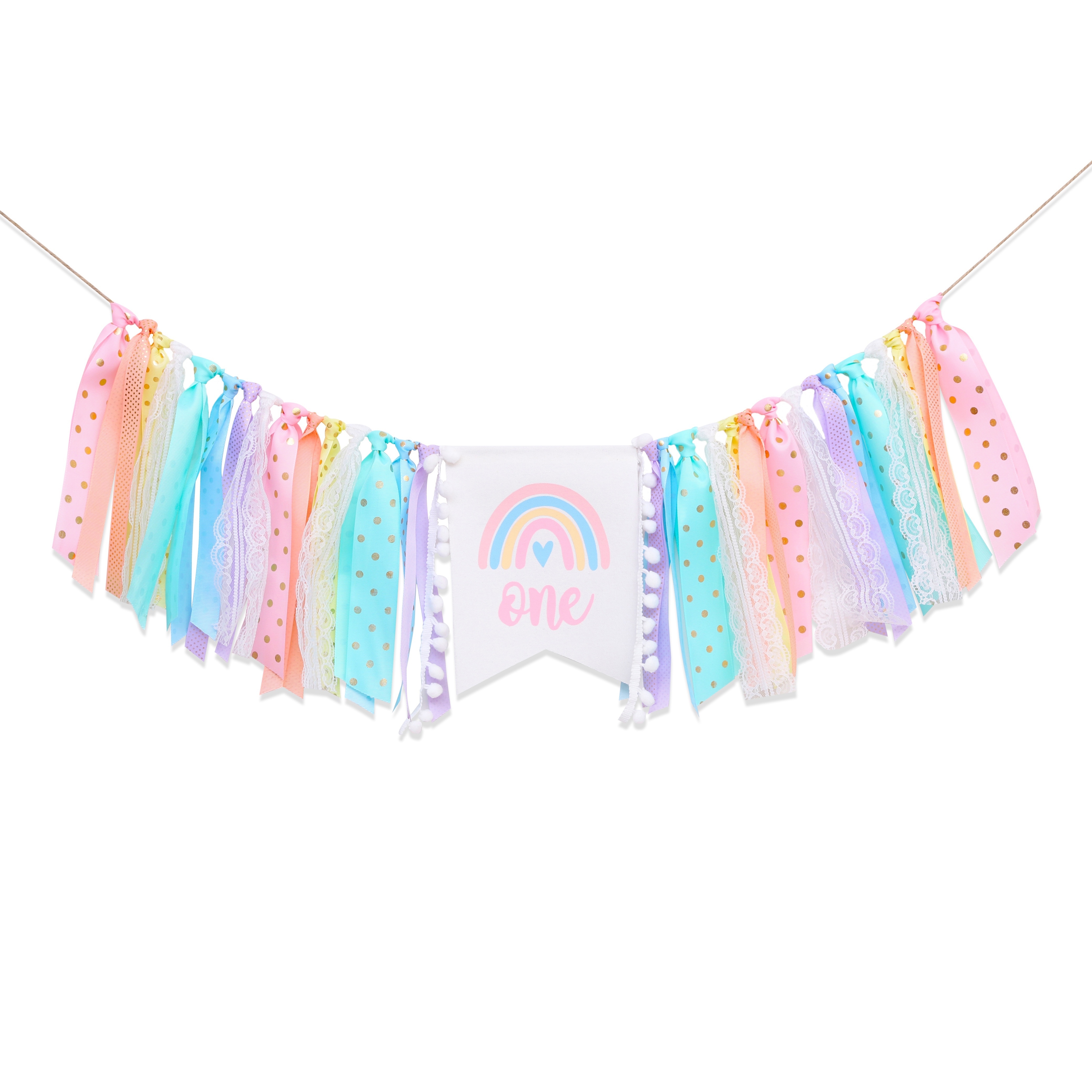 Pastel Bunting Nursery Wall Decor Pastel Rainbow Banner Girls Bedroom Decor Pastel  Rainbow Decor 