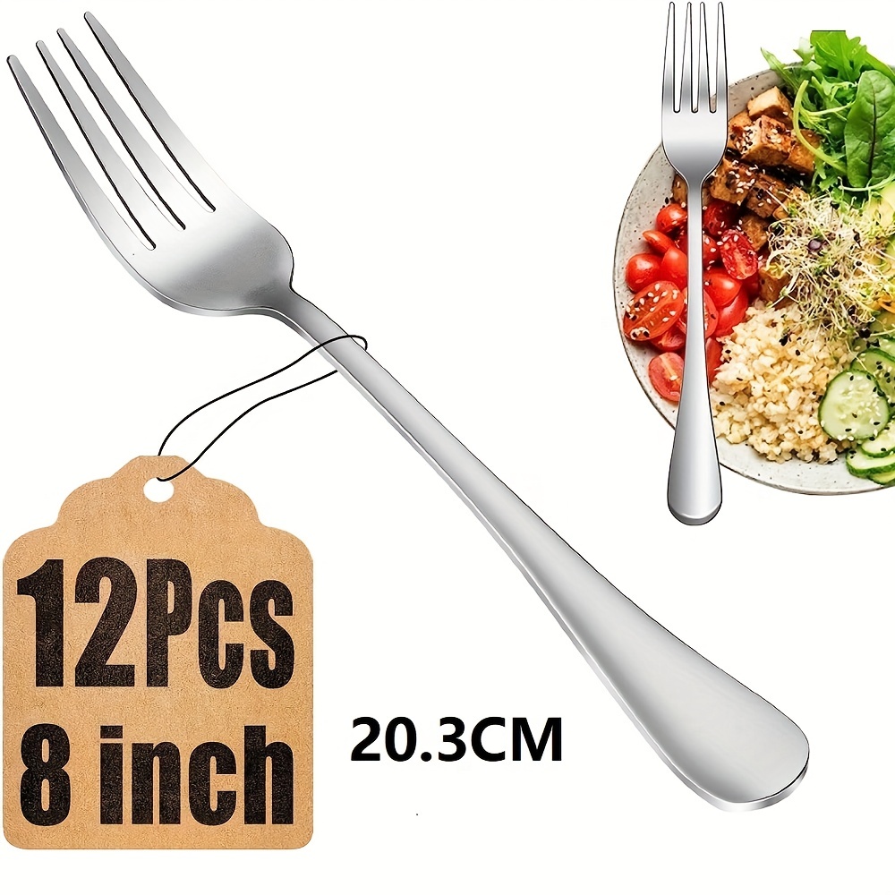 Salad Fork Stainless Steel Cutlery Set Kitchen Ware Cooking Tools