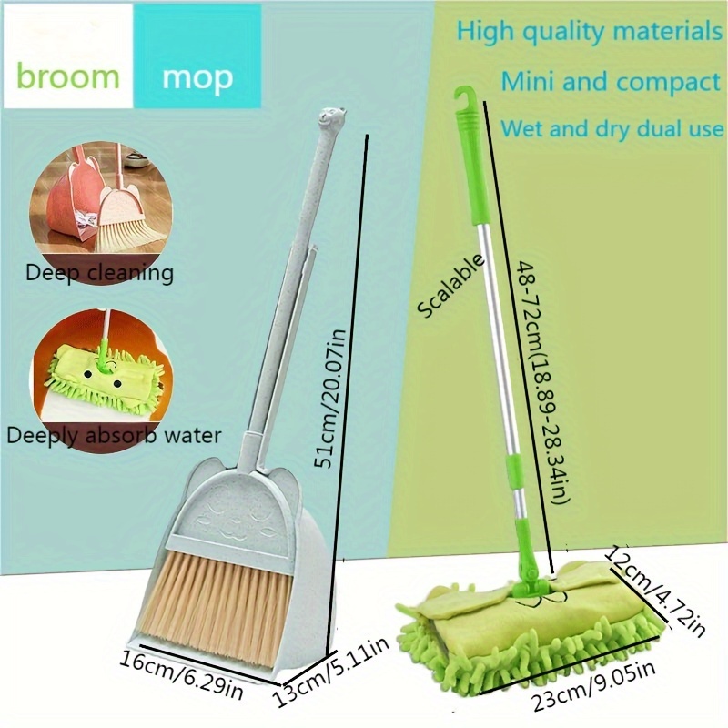 Mini Household Cleaning Mops And Brooms, Portable Floor Cleaning Broom And  Mop, Dirt And Dust Remover, Cleaning Tool Toys, Cleaning Gadgets, Cleaning  Supplies, Dorm Room Essentials - Temu New Zealand