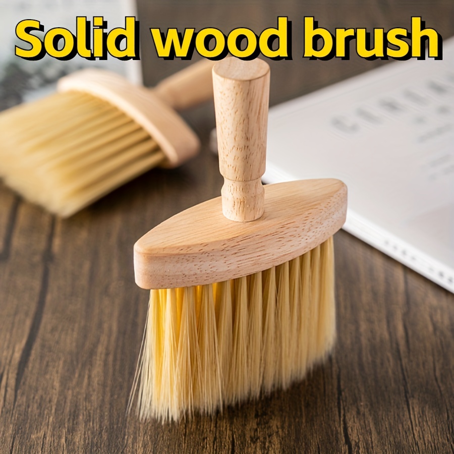 1pc Pure Solid Wooden Horse Brush