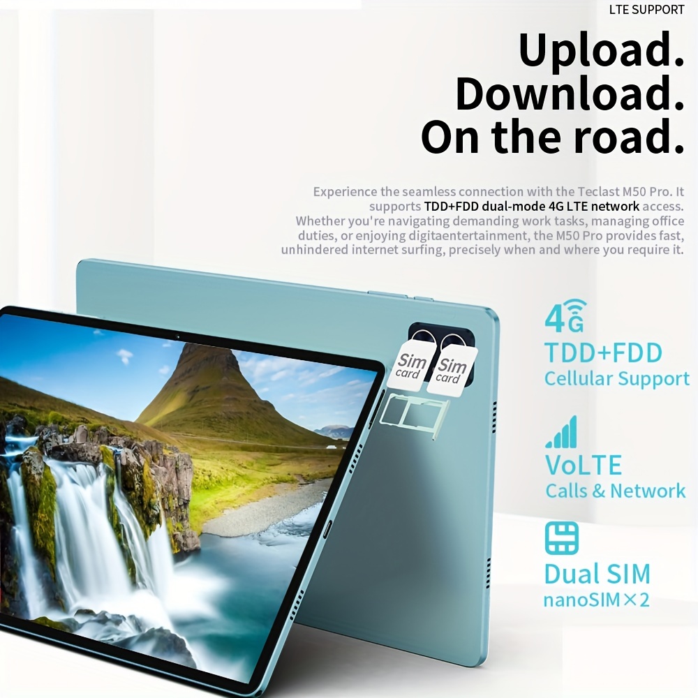 La nouvelle tablette 4G Teclast M50 avec Android 13 et Widevine L1