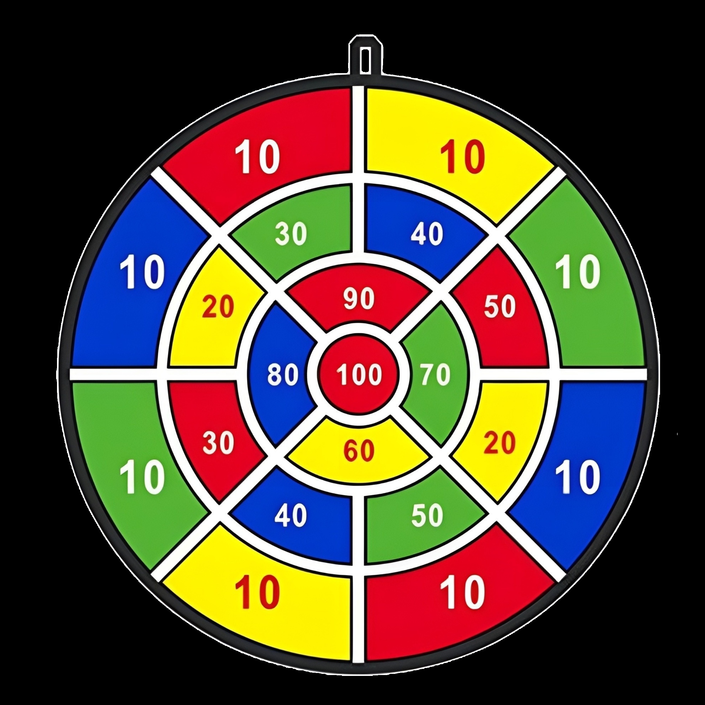 29-Inch Large Digital Dartboard with Hook and 8 Balls, Bristle Surface, Mixed Colors, Suitable for Ages 3 and Up