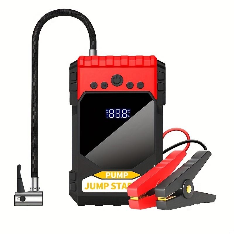 Jump Start Your Car Instantly with this 8000mAh 12V Auto Starting Car Jump  Starter!