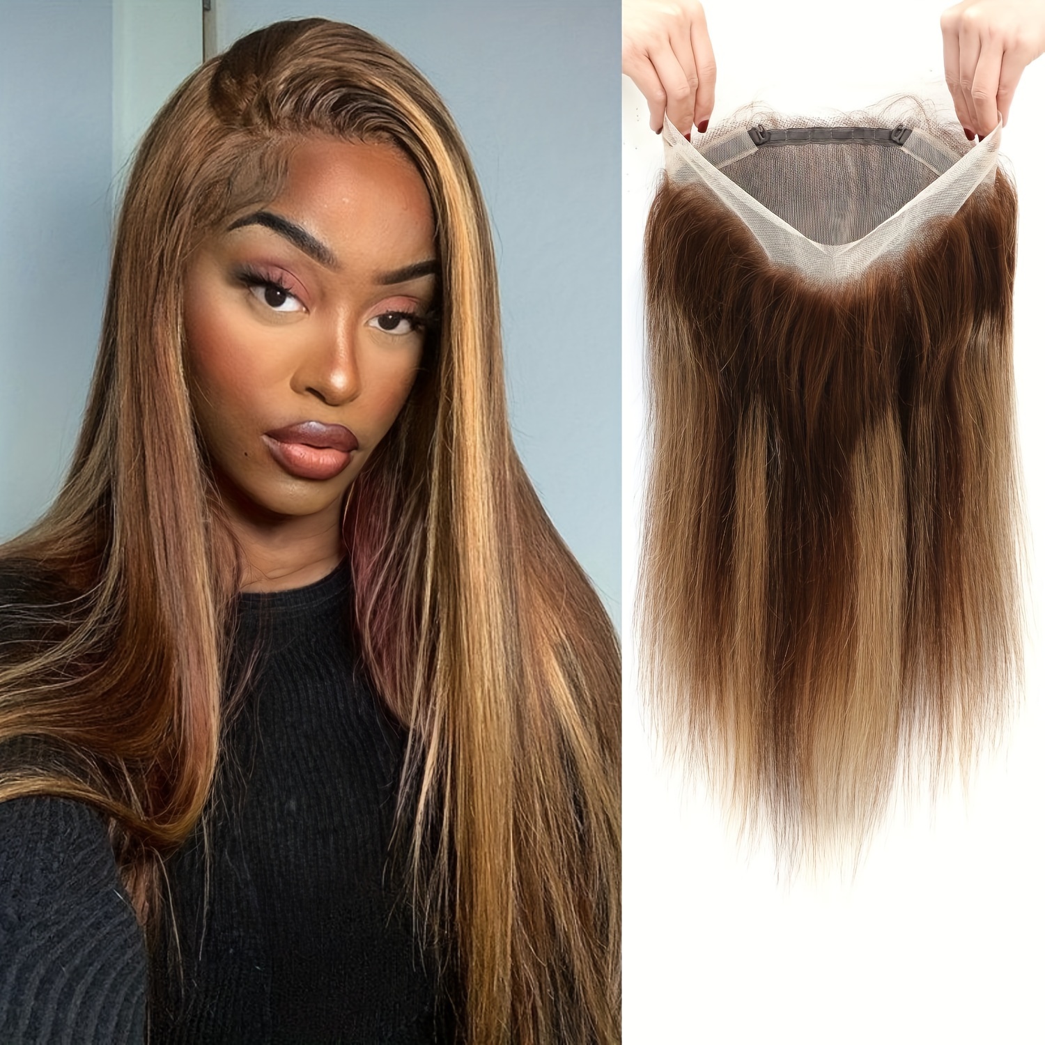 Ombre 360 lace 2025 frontal with bundles