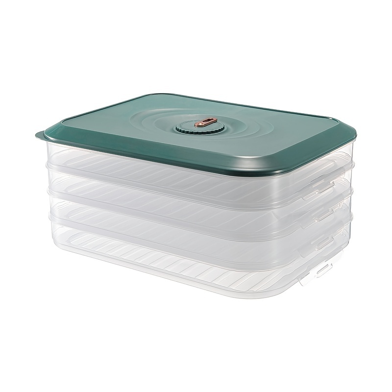 Plastic Stackable Dumpling Organizer for Kitchen Storage