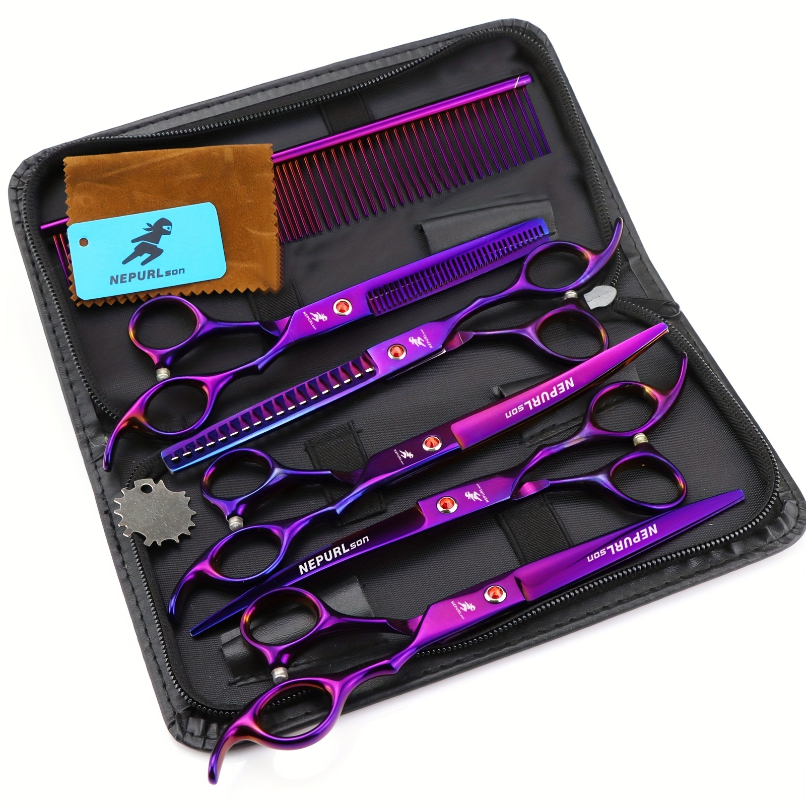 Titanium Purple Scissors Set of 4