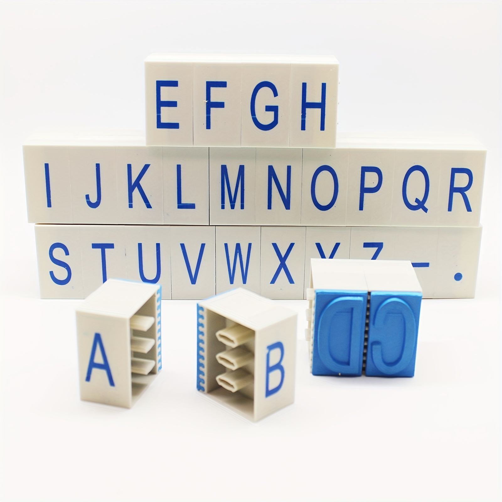 English Rubber Stamp Letters Numbers Free Combination Plastic Seal  Embossing DIY