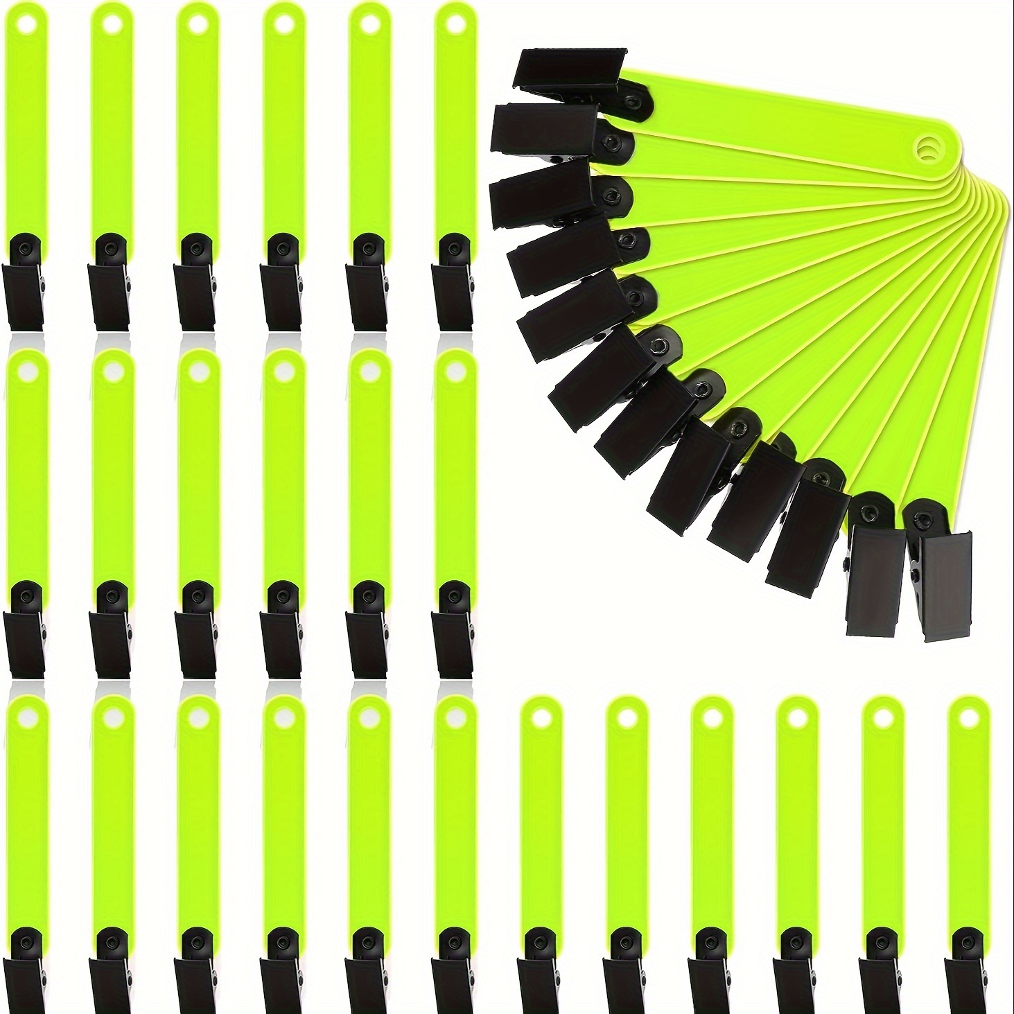 

72pcs Trail Markers Reflective Tree , Hunting Reflector , Trail Marking Ribbon With Clips For Hiking Hunting Outdoor