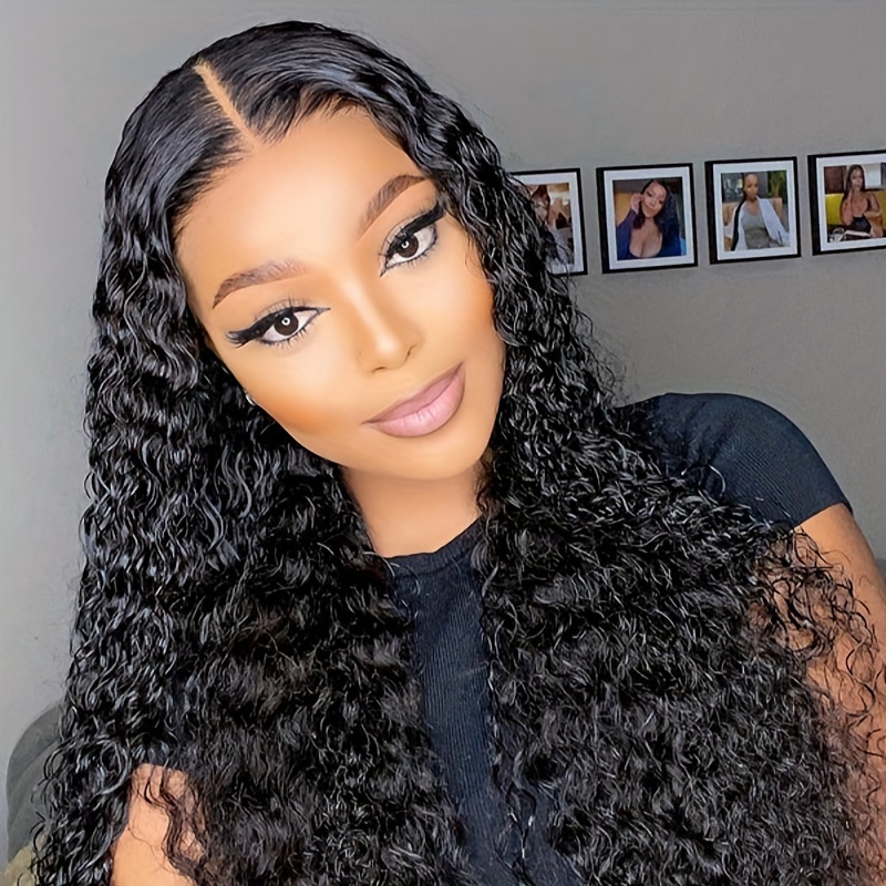 HD Lace 6x5 Lace Closure Wigs Deep Wave Glueless Wig Pre Plucked