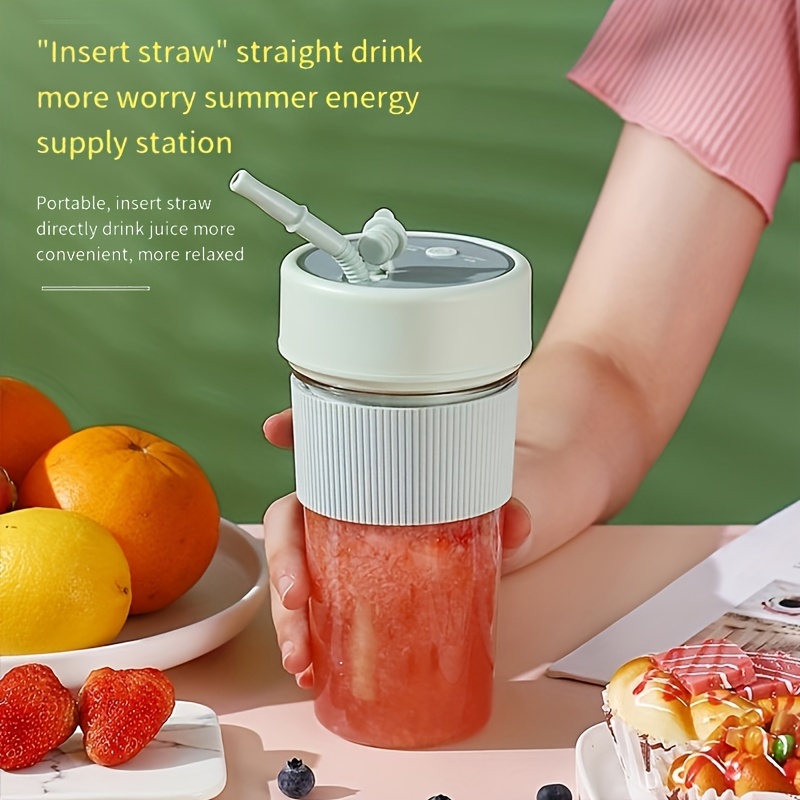 New Straw Juicer Cup Spremiagrumi Per Uso Domestico Ricarica Usb