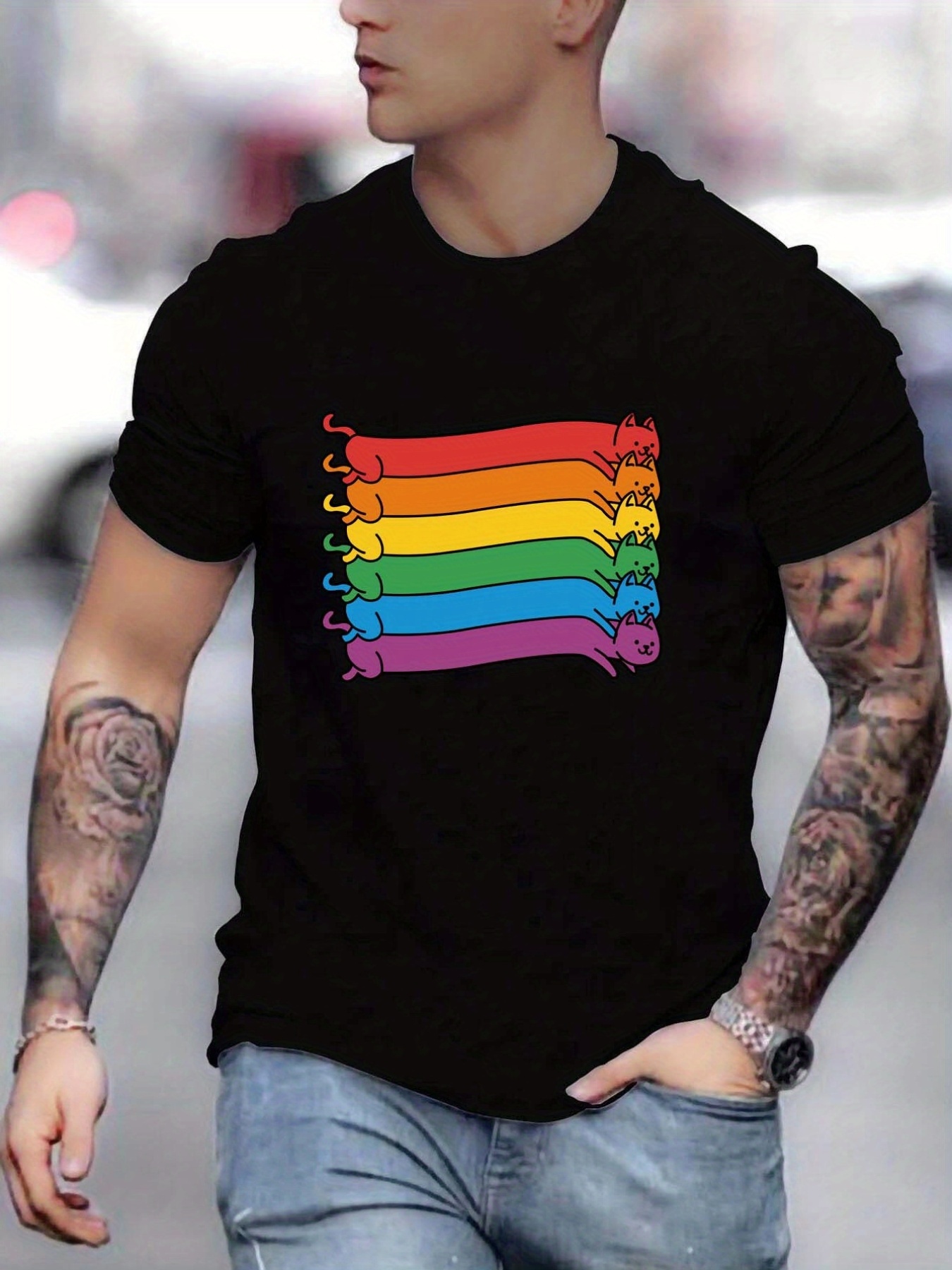 Rainbow outfit for on sale men