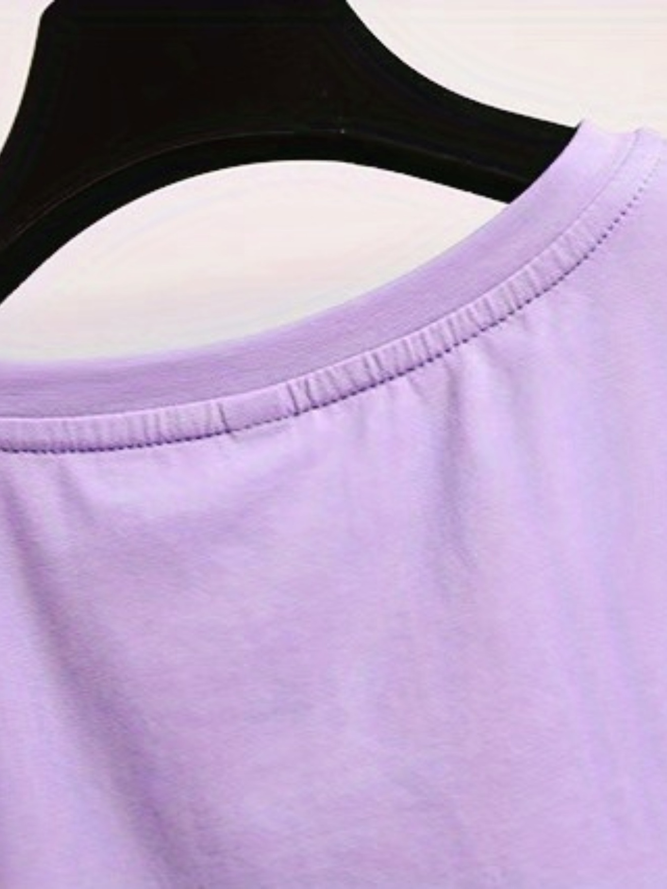 Plus Size Lilac Purple Oversized T-Shirt