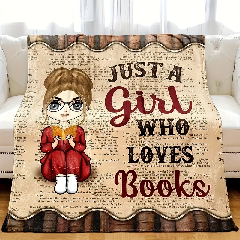 Book Lovers Gifts Blanket Librarian Gifts Throw Blanket Book - Temu