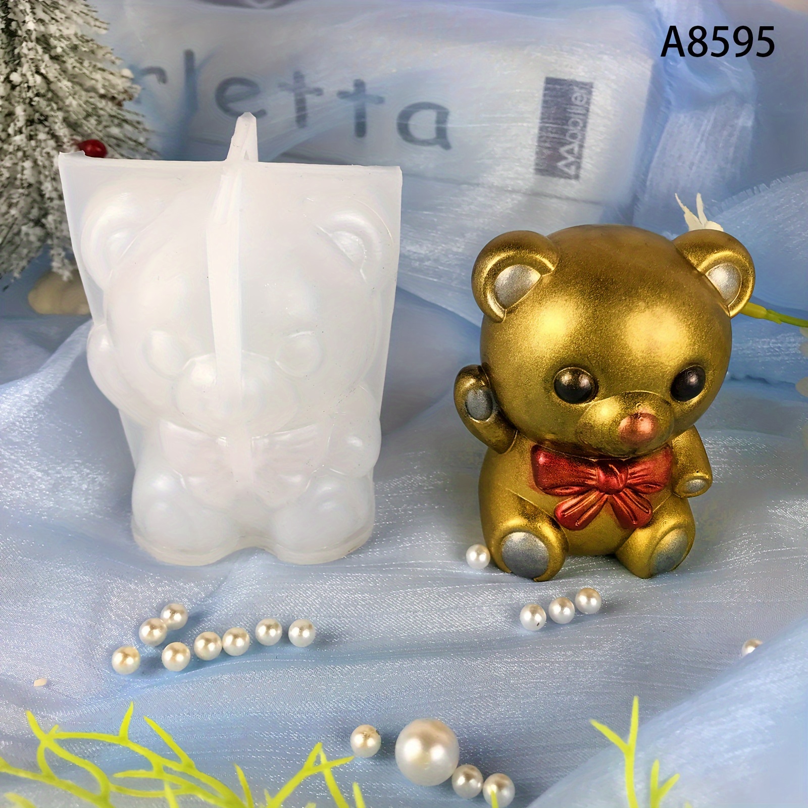 Bear Resin Molds cute Bear Shape Silicone Molds 3d Animal - Temu