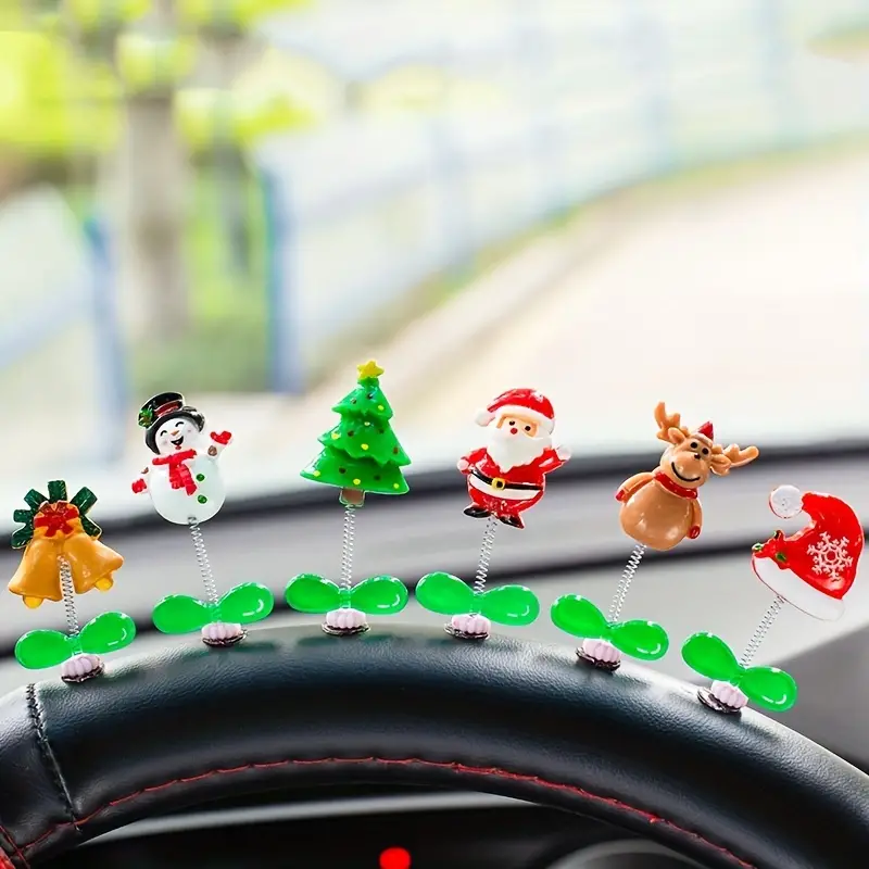 6 Stück Weihnachts weihnachtsmann auto ornamente - Temu Austria