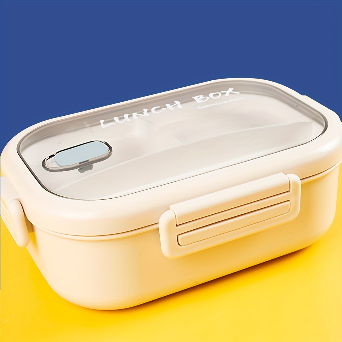 Stainless Steel Bento Box Portable Lunch Box For Student Or - Temu