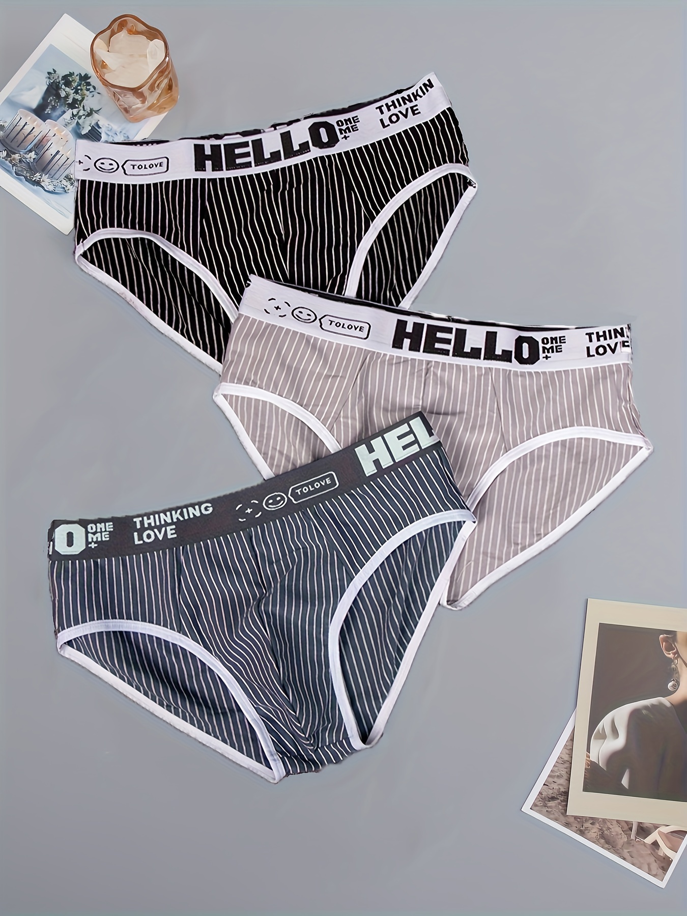 Men's 'hello' Print Fashion Loose Breathable Comfortable - Temu