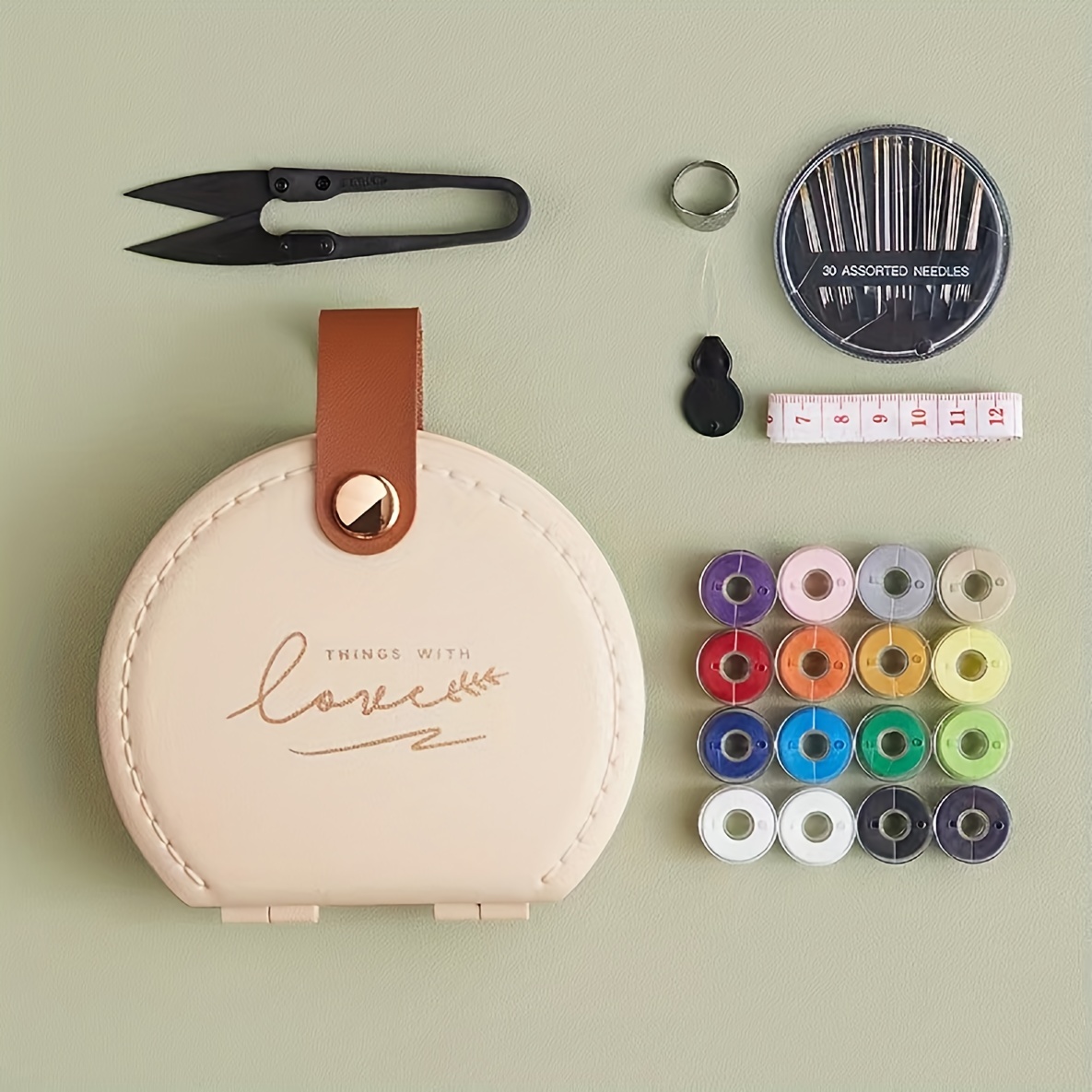  Sewing Kit, Portable Travel Sewing Kit for Adults