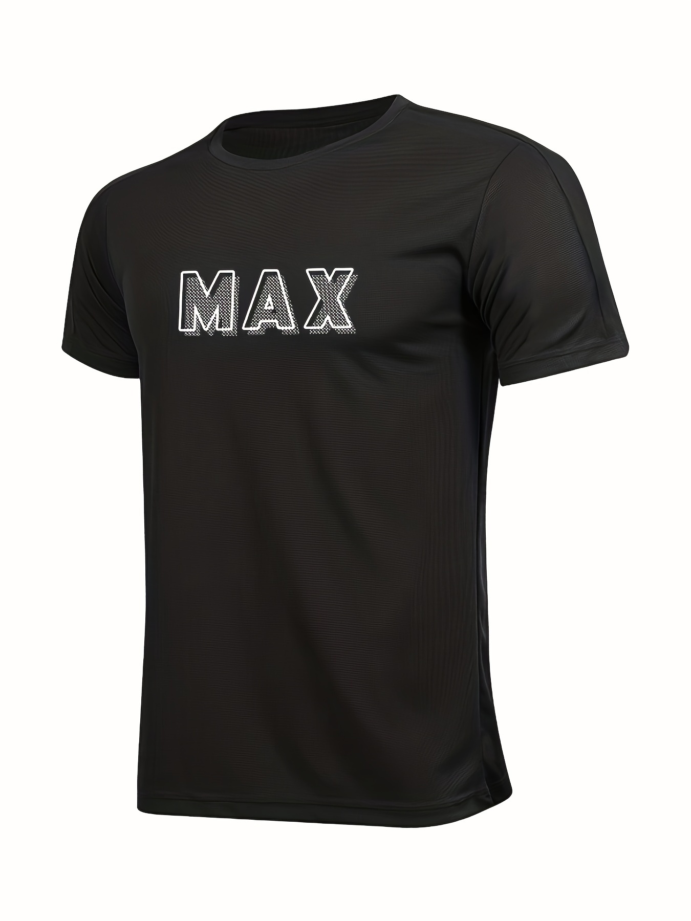 Stylish Summer Men's max Letters Print Graphic T shirt - Temu