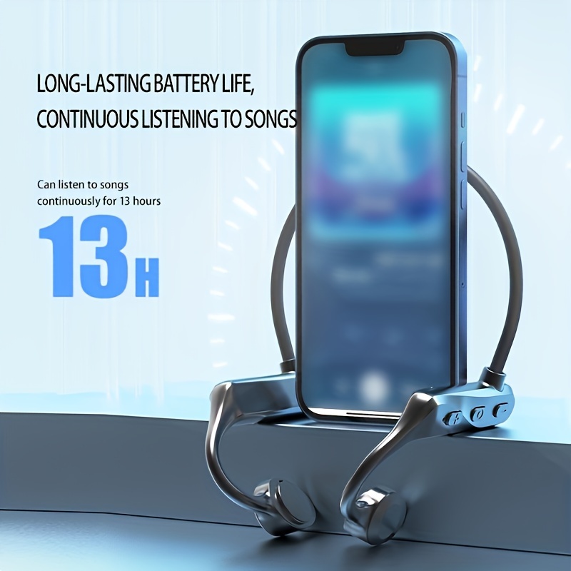 Auriculares inalámbricos, clip inalámbrico para la oreja de conducción  ósea, Bluetooth 5.3 para Android Samsung, pequeños auriculares abiertos  IPX7
