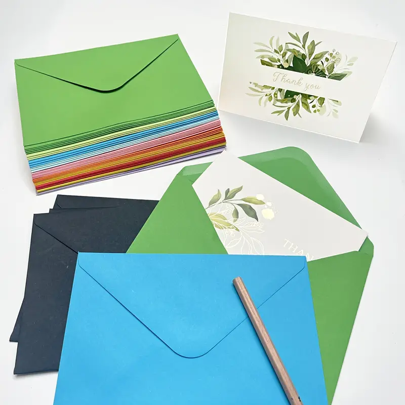 Invitation Envelopes 5x7 Envelopes For Invitations Green - Temu
