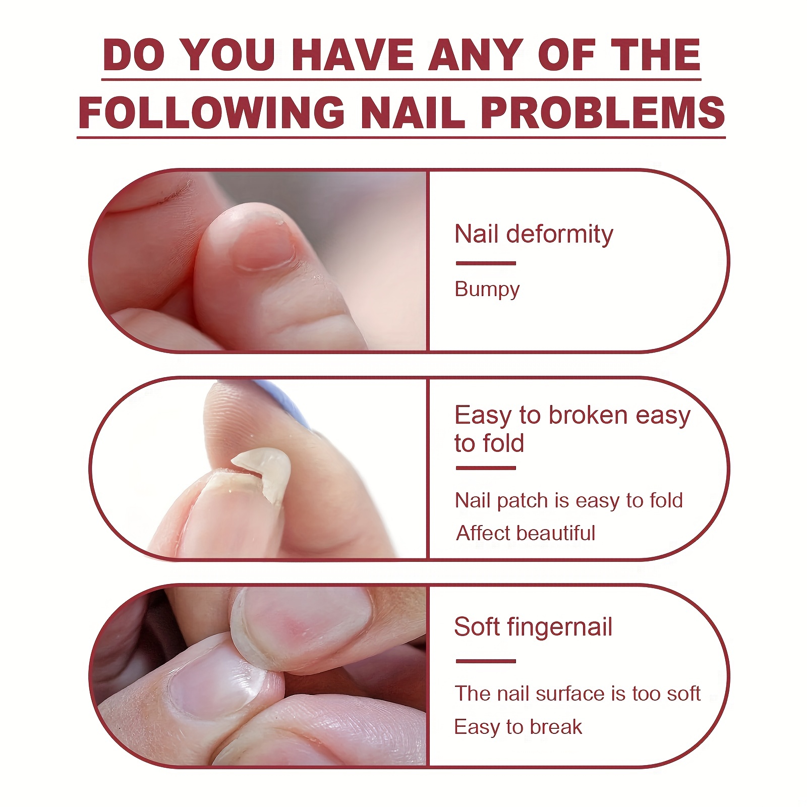Nail Art Repair Gel Fiber Extension Set