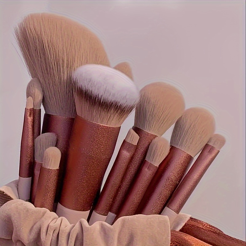 

13pcs Makeup Brushes Soft Fluffy Professional Foundation Blush Powder Eyeshadow Kabuki Blending Makeup Brush Beauty Tools Valentine's Day Birthday Gift