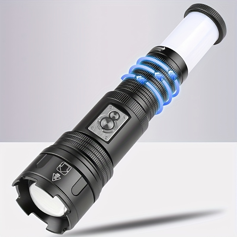 1pc led white laser long range flashlight xhp360 strong light flashlight multi functional camping light details 1