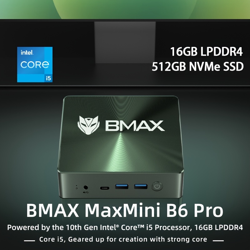 Mini PC BMAX B6 Pro Para Windows 11 16 GB De 512 GB - Temu