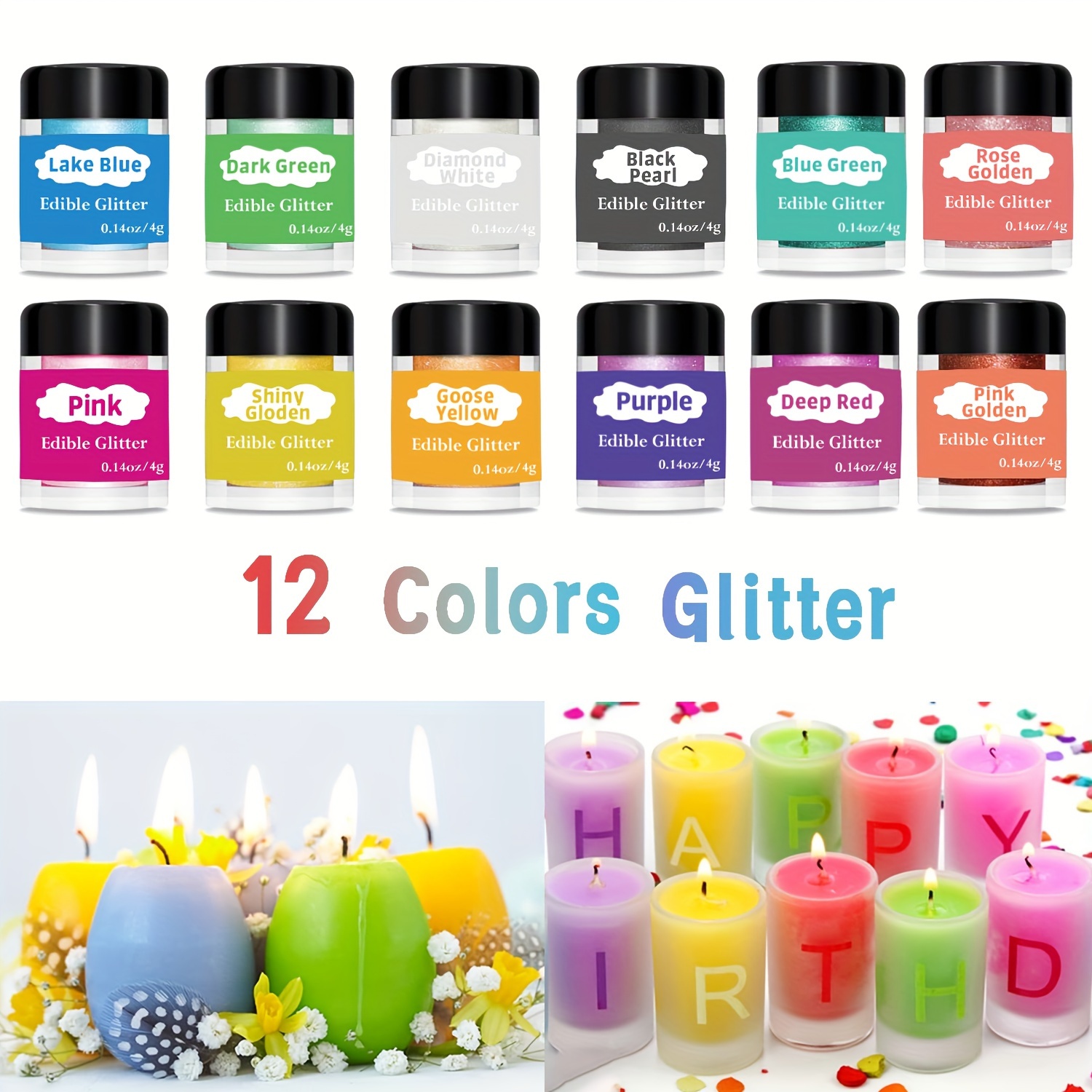 Glitter And Crafts 4U -Glow in the Dark Pigment Powder - Water