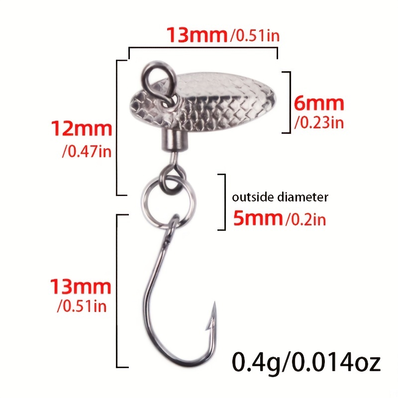 Premium Spinnerbait Fishing Lure Ball Bearing Swivel Fish - Temu