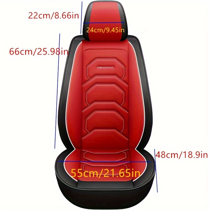 Season Pu Leather Universal Car Seat Cover Set Full - Temu