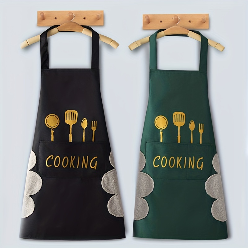 Kitchen Apron Chef Aprons For Men And Women With Pockets - Temu