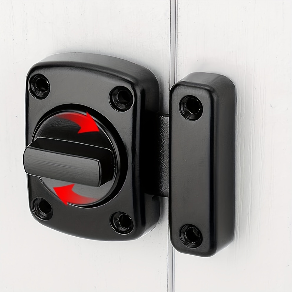 Home Security Door Lock Rotate Bolt Latch Gate Latches Door - Temu