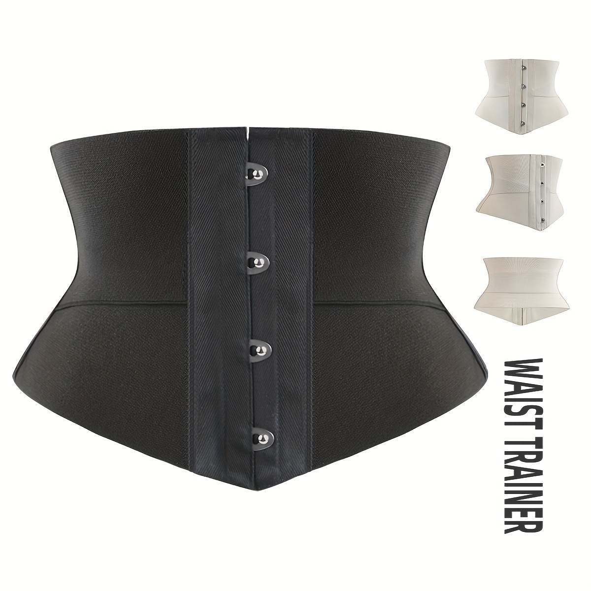 Steel Bone Waist Trainer Cinch Belt Tummy Control Shapewear - Temu