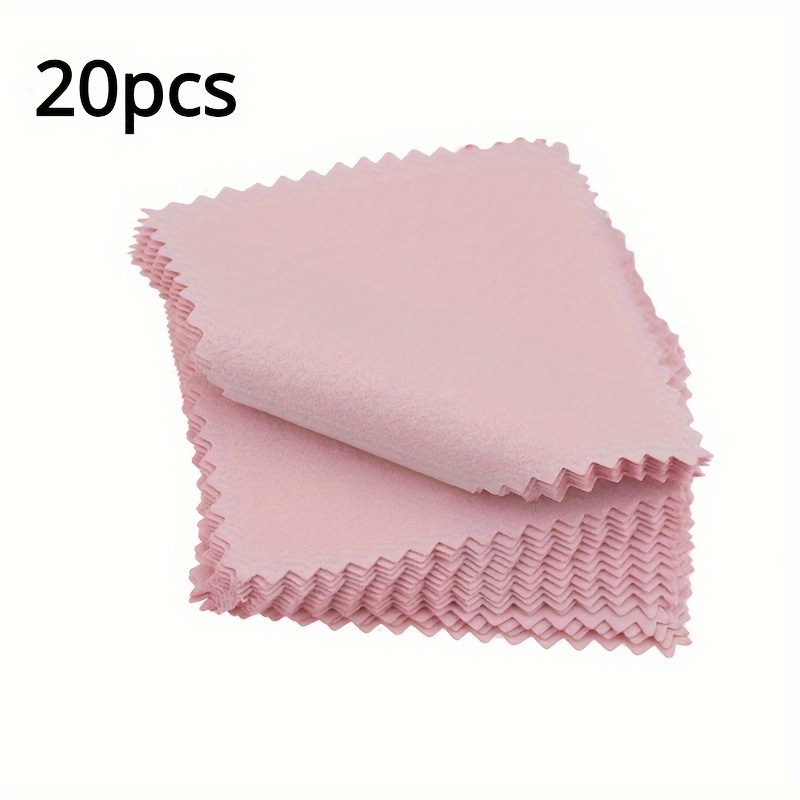 2 Packs Pro Size Jewelry Cleaning Cloth & Silver Polishing Cloth