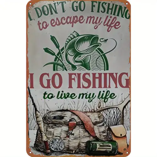 Fishing Knots Metal Plaque Poster Customized Retro Living Room