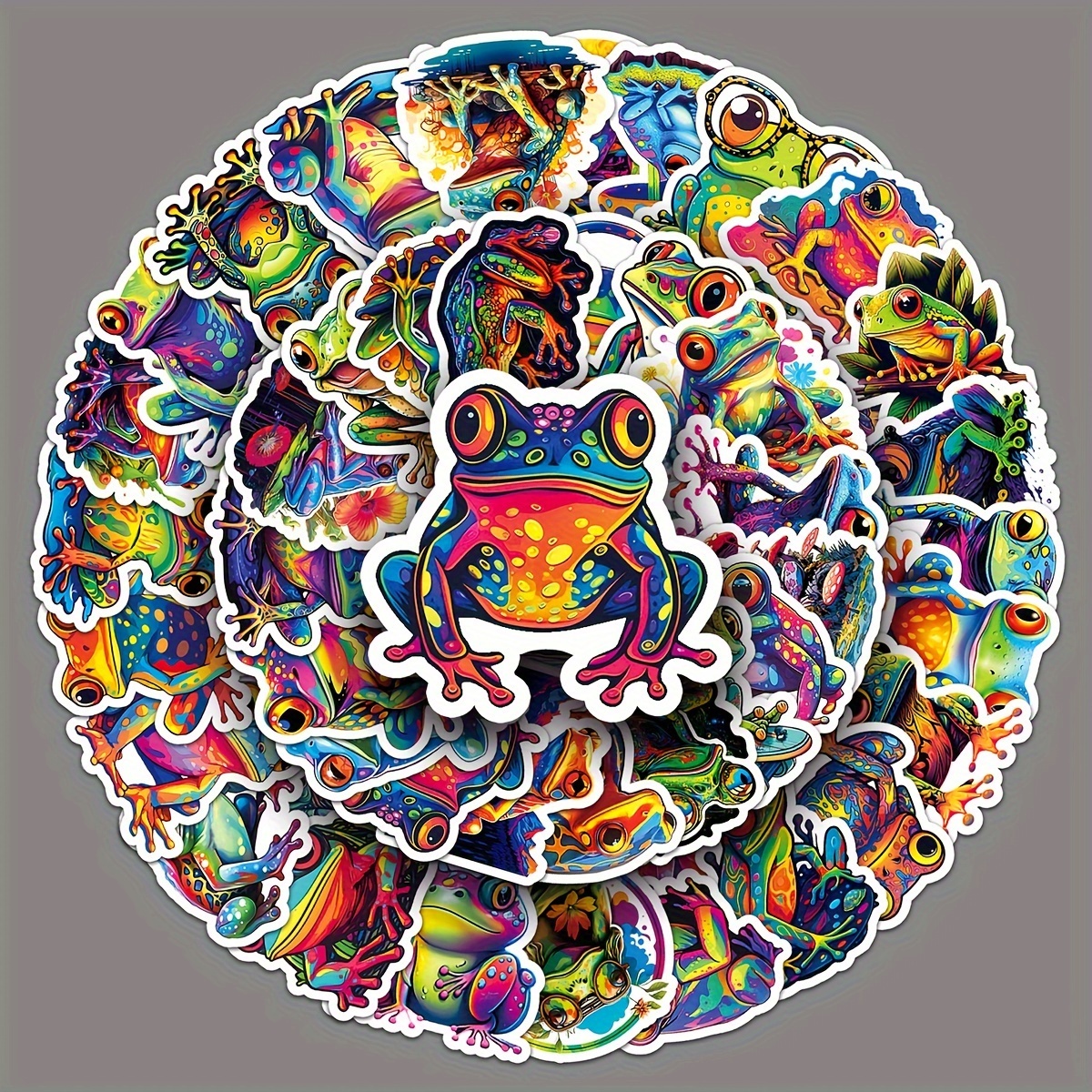 Peace Frog Sticker - Temu
