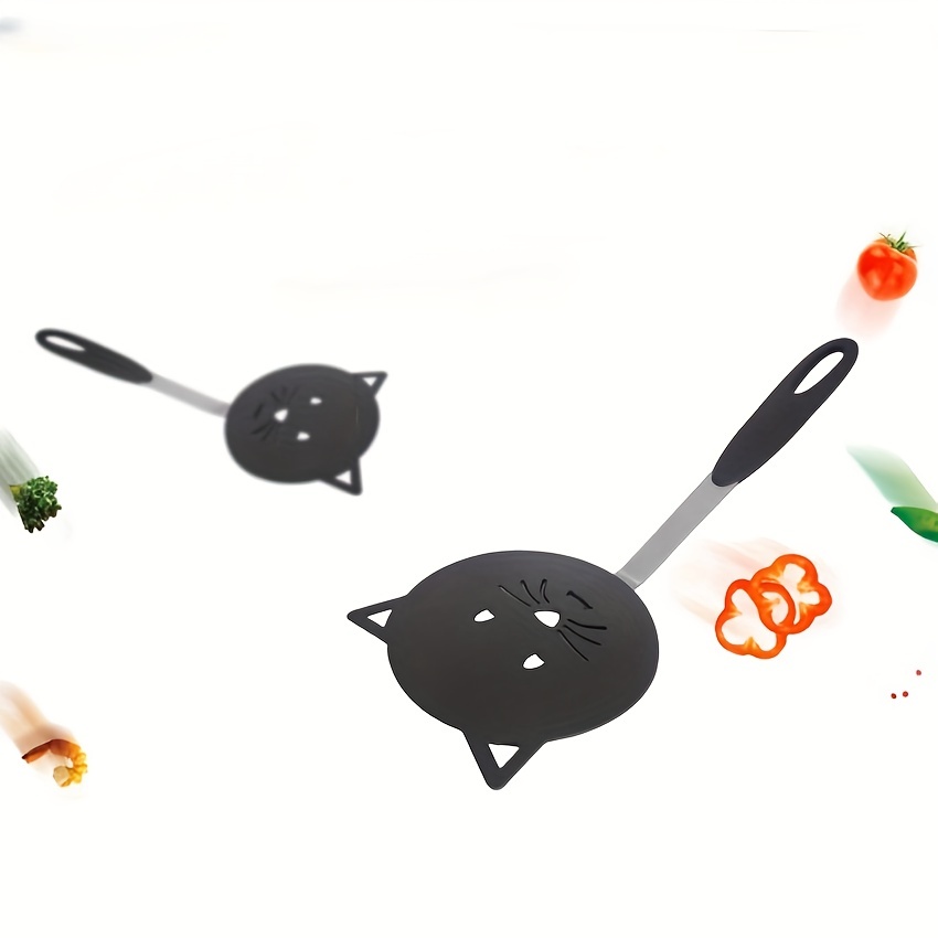 Non-Stick Cat Face Frying Spatula Kitchen Turner - GEEKYGET