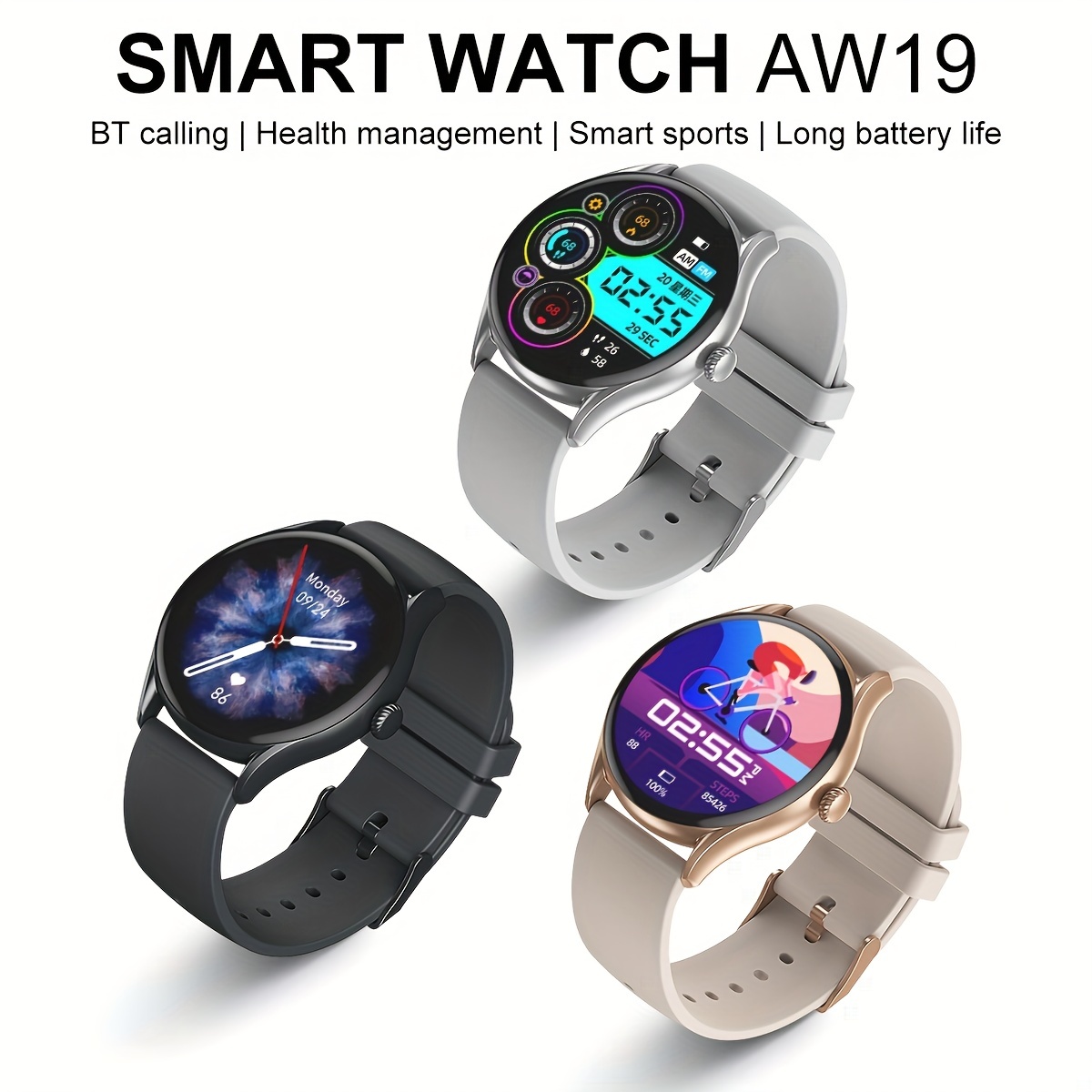  Amazfit Bip U Pro - Reloj inteligente para mujer, Alexa  integrado, rastreador de salud y fitness con GPS, más de 60 modos  deportivos, monitor de sueño de frecuencia cardíaca de oxígeno