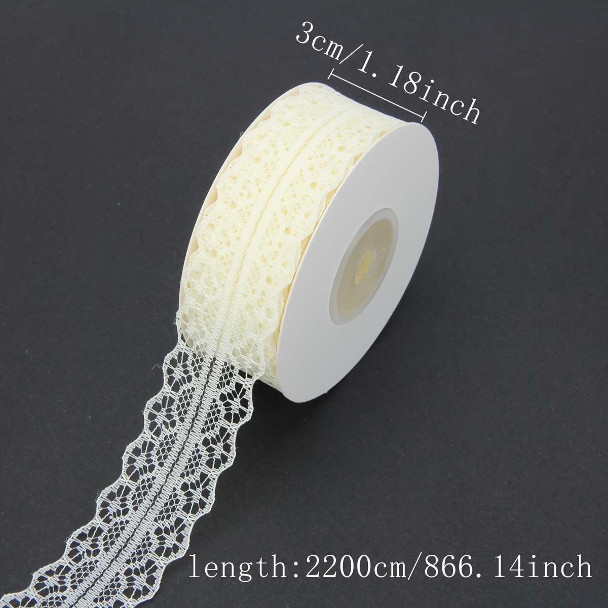 22m Lace Ribbon 1 Roll Valentine's Day Flower Wrapping Festive Gift Wrapping Satin Decoration Bow
